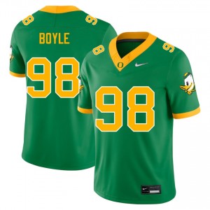 #98 Andrew Boyle Ducks Green Men's Jerseys Stitched College Football 819689-771
