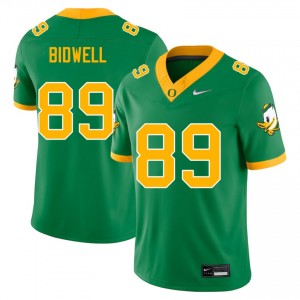 #89 Brady Bidwell Ducks Green Men's Jerseys High School College Football 954065-313