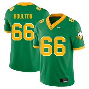 #66 Bryce Boulton Oregon Ducks Green Mens Jersey University College Football 228856-618