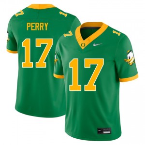 #17 Cooper Perry Oregon Green Men Jersey High School College Football 395739-565