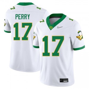 #17 Cooper Perry UO White Men Jersey 2025-26 College Football 686725-968