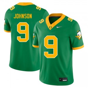 #9 Jamari Johnson Oregon Green Men Jerseys Stitched College Football 631064-549