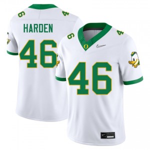 #46 Jay Harden UO White Mens Jerseys Official College Football 587149-823