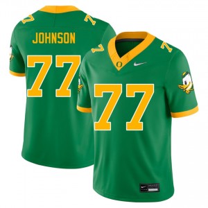 #77 Jericho Johnson University of Oregon Green Men Jersey Embroidery College Football 236903-295