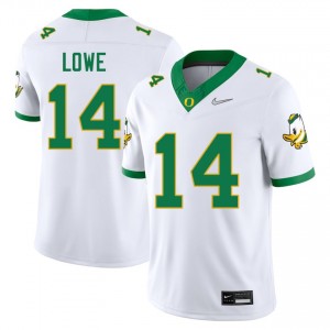 #14 Justius Lowe UO White Men Jersey 2025-26 College Football 263901-430