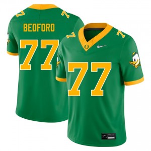 #77 Matthew Bedford Ducks Green Men Jersey 2025 College Football 528475-727