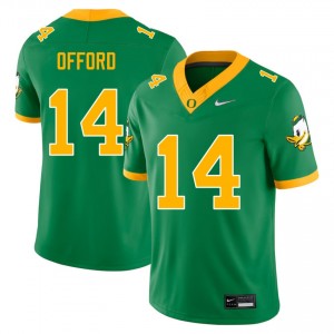 #14 Na'Eem Offord Oregon Ducks Green Men Jerseys Player College Football 257591-505