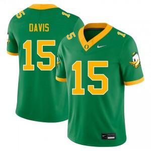 #15 Solomon Davis The Ducks Green Men Jerseys 2025-26 College Football 434250-183