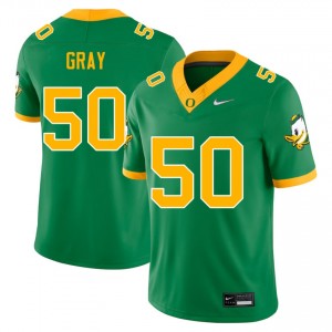 #50 Tionne Gray Oregon Green Mens Jerseys 2025-26 College Football 820578-591