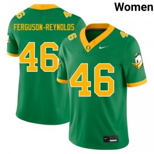 #46 James Ferguson-Reynolds The Ducks Green Women Jersey 2025 College Football 232409-965