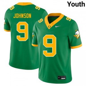 #9 Jamari Johnson Ducks Green Youth Jerseys 2025 College Football 578816-422