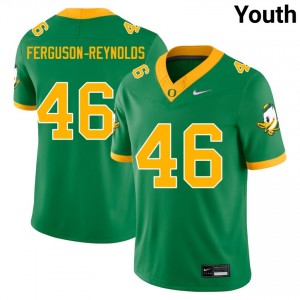 #46 James Ferguson-Reynolds The Ducks Green Youth Jersey Replica College Football 769922-397