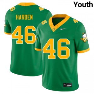 #46 Jay Harden The Ducks Green Youth Jersey Limited College Football 705455-914