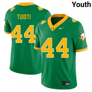 #44 Teitum Tuioti Oregon Green Youth Jerseys Player College Football 369553-152